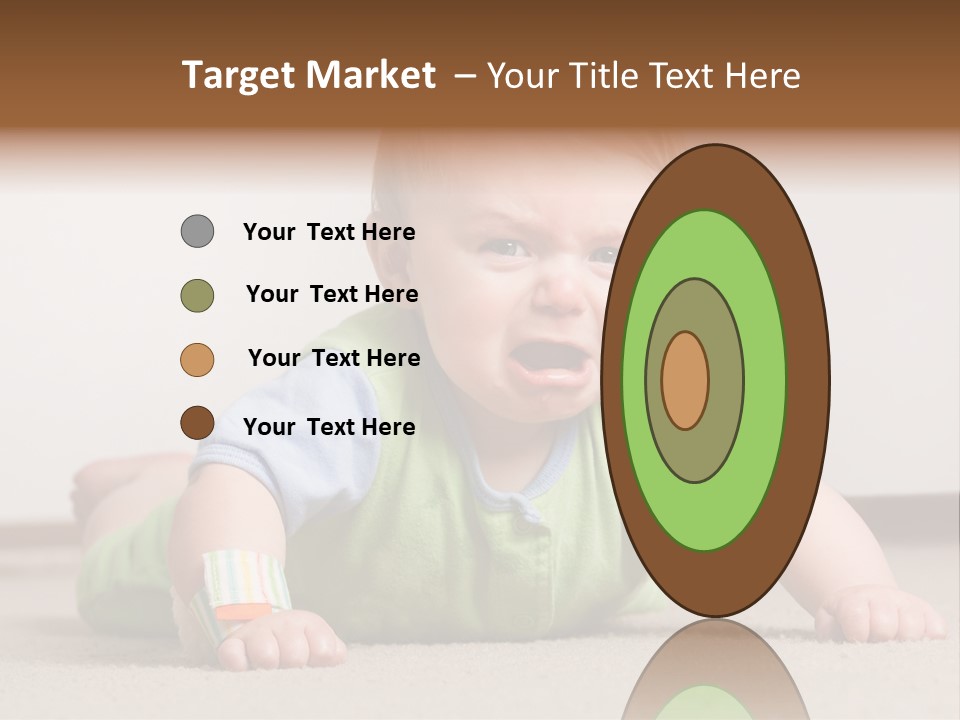 Crying Child Adorable PowerPoint Template