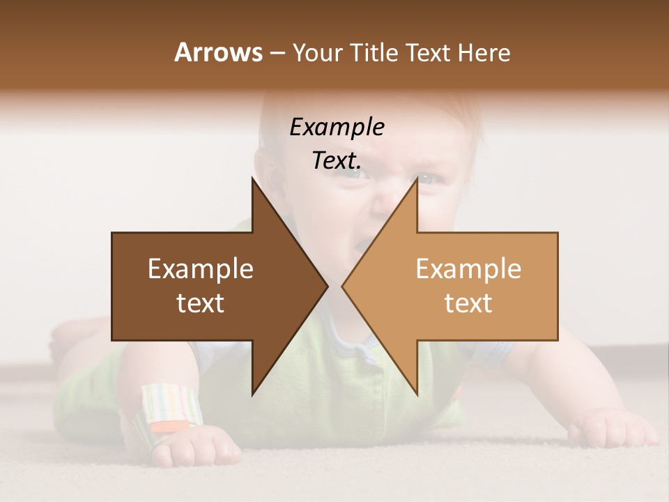 Crying Child Adorable PowerPoint Template