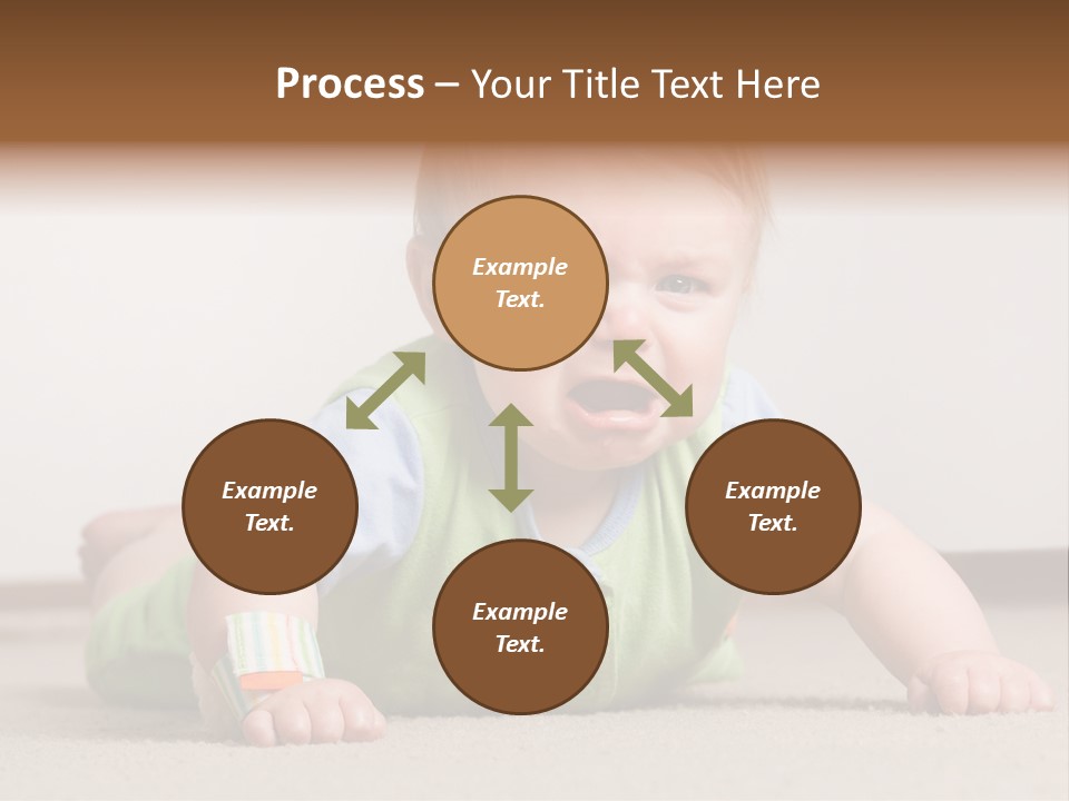 Crying Child Adorable PowerPoint Template