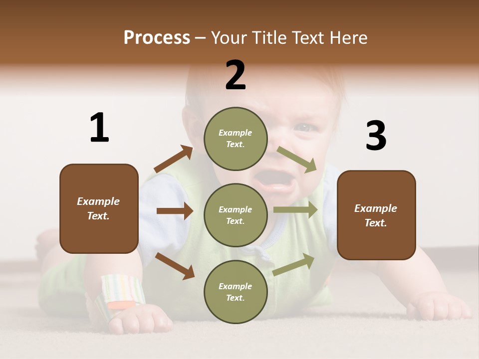 Crying Child Adorable PowerPoint Template