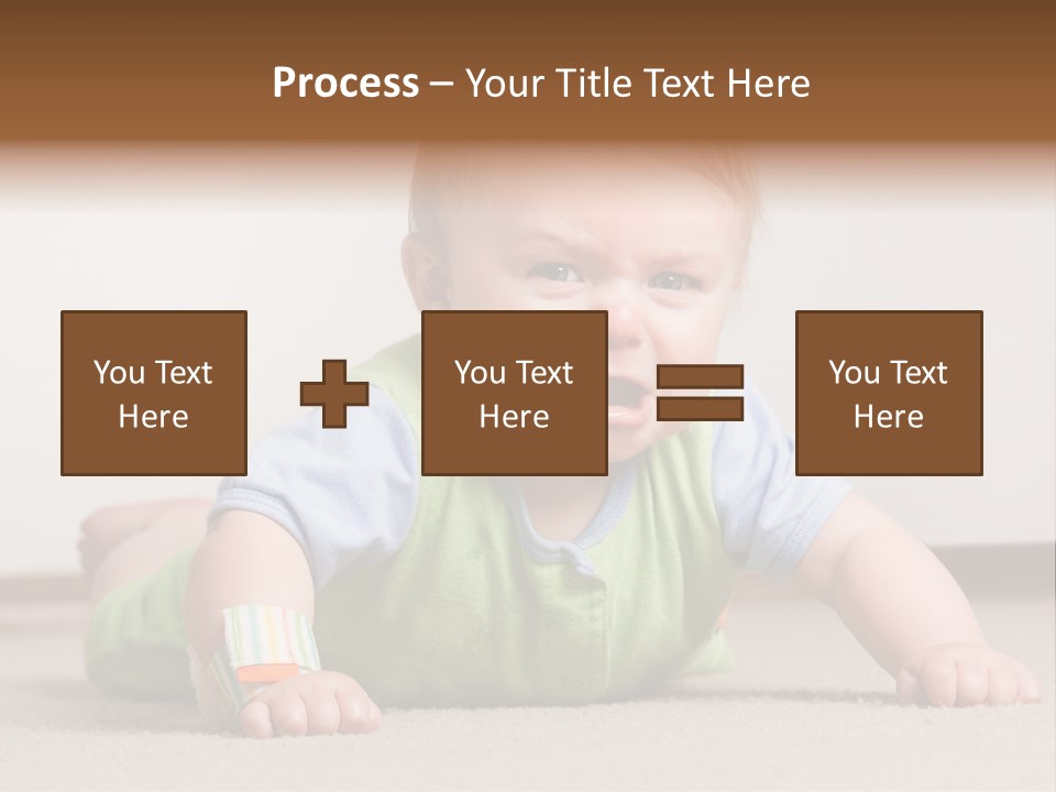 Crying Child Adorable PowerPoint Template