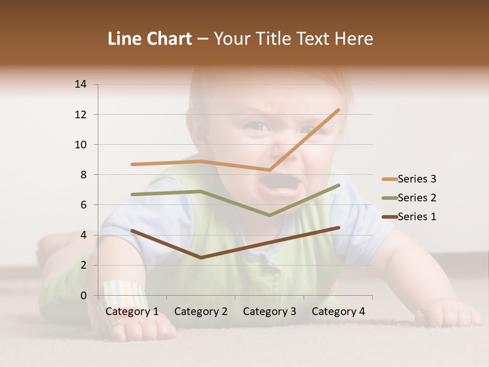 Crying Child Adorable PowerPoint Template