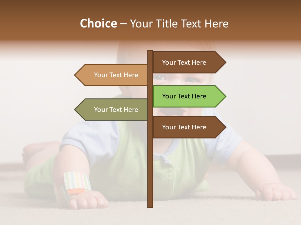 Crying Child Adorable PowerPoint Template