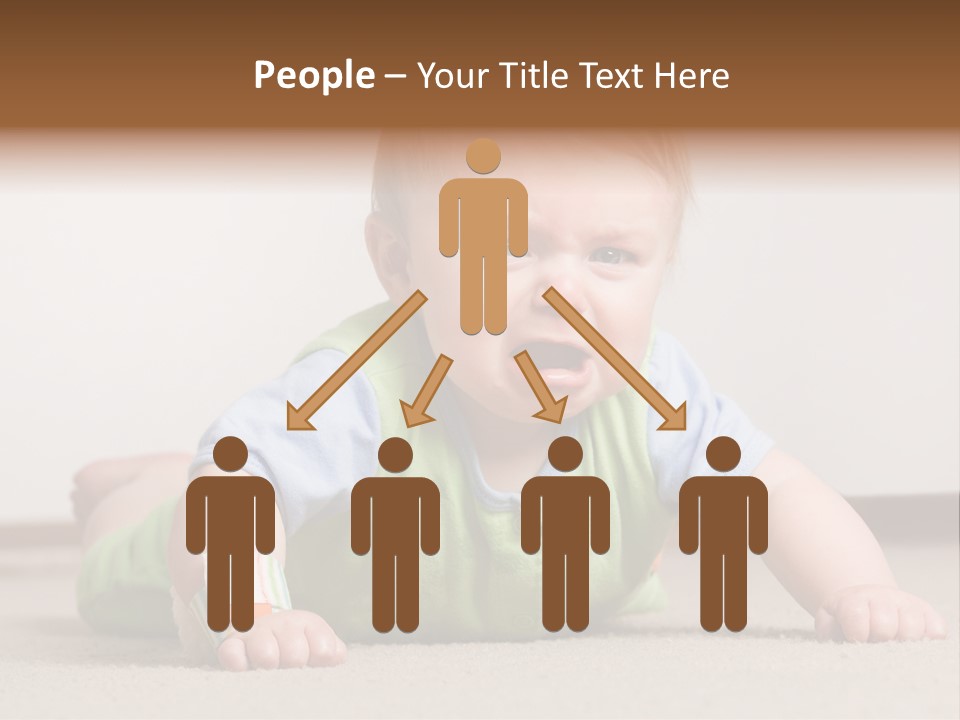 Crying Child Adorable PowerPoint Template