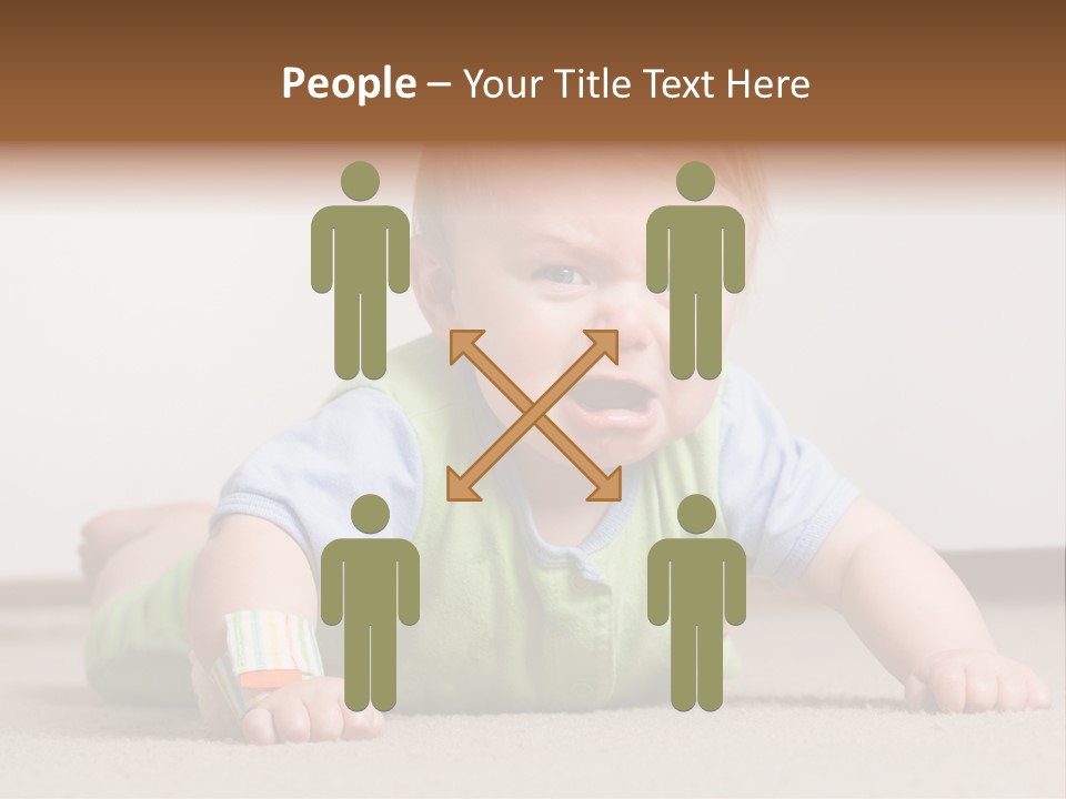 Crying Child Adorable PowerPoint Template