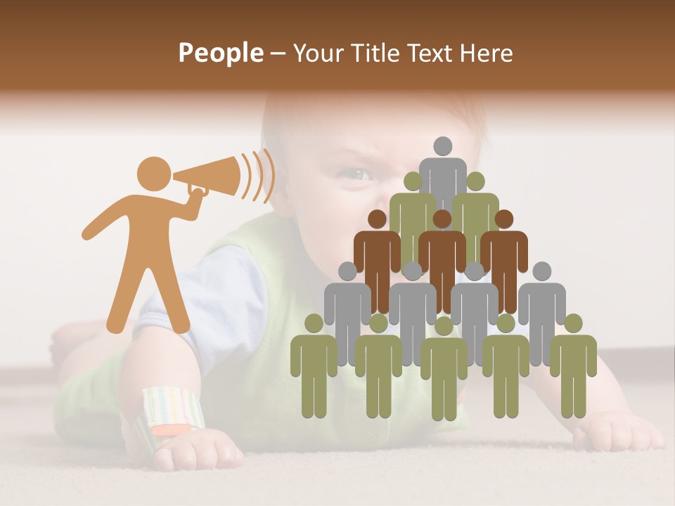 Crying Child Adorable PowerPoint Template