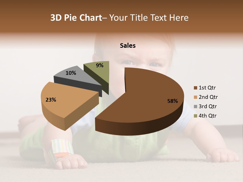 Crying Child Adorable PowerPoint Template