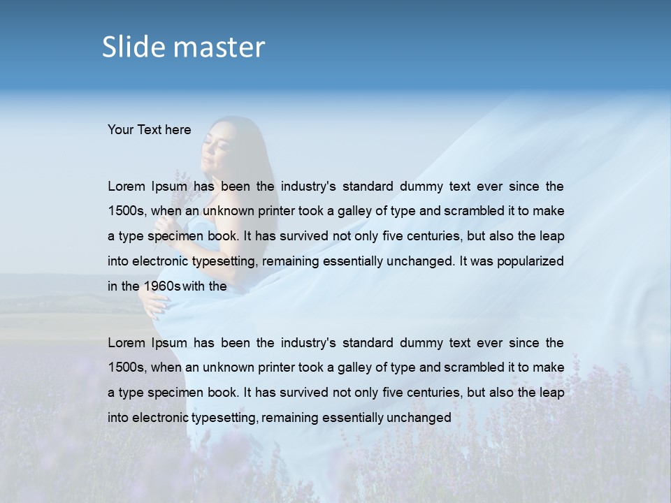 Pretty Baby Natural PowerPoint Template