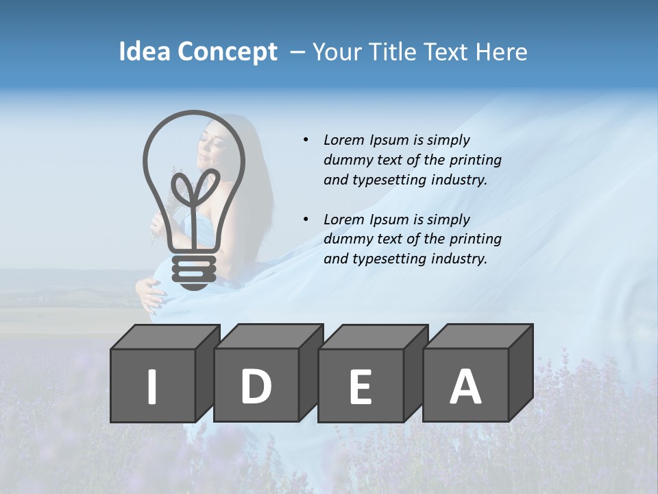 Pretty Baby Natural PowerPoint Template