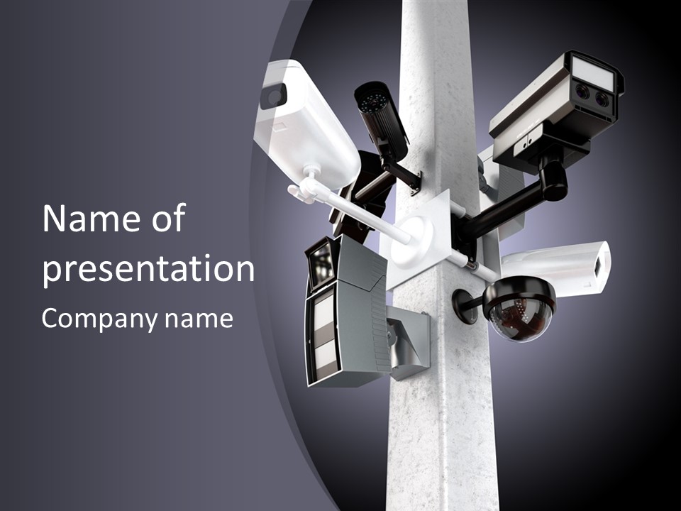 Bigbrother Wireless Supervise PowerPoint Template