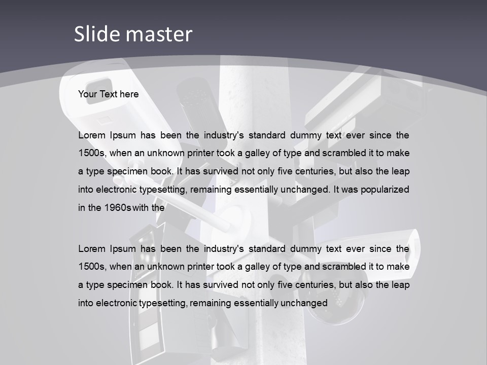 Bigbrother Wireless Supervise PowerPoint Template