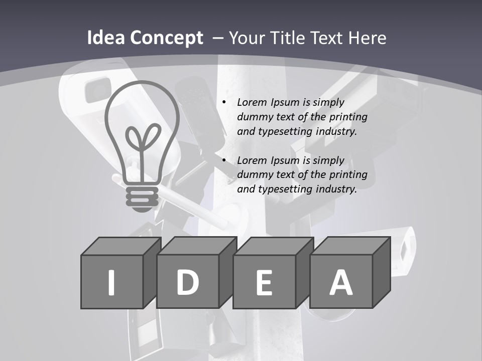 Bigbrother Wireless Supervise PowerPoint Template