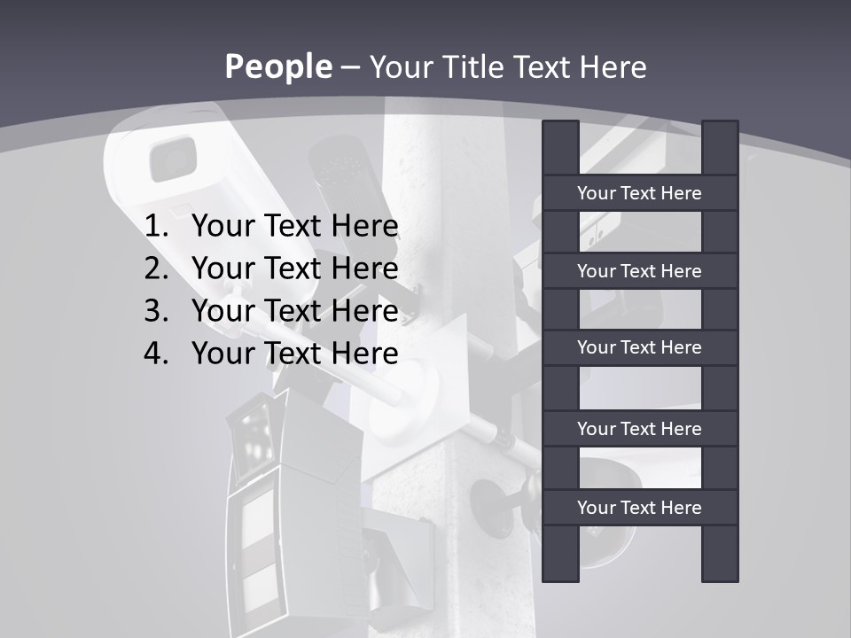 Bigbrother Wireless Supervise PowerPoint Template