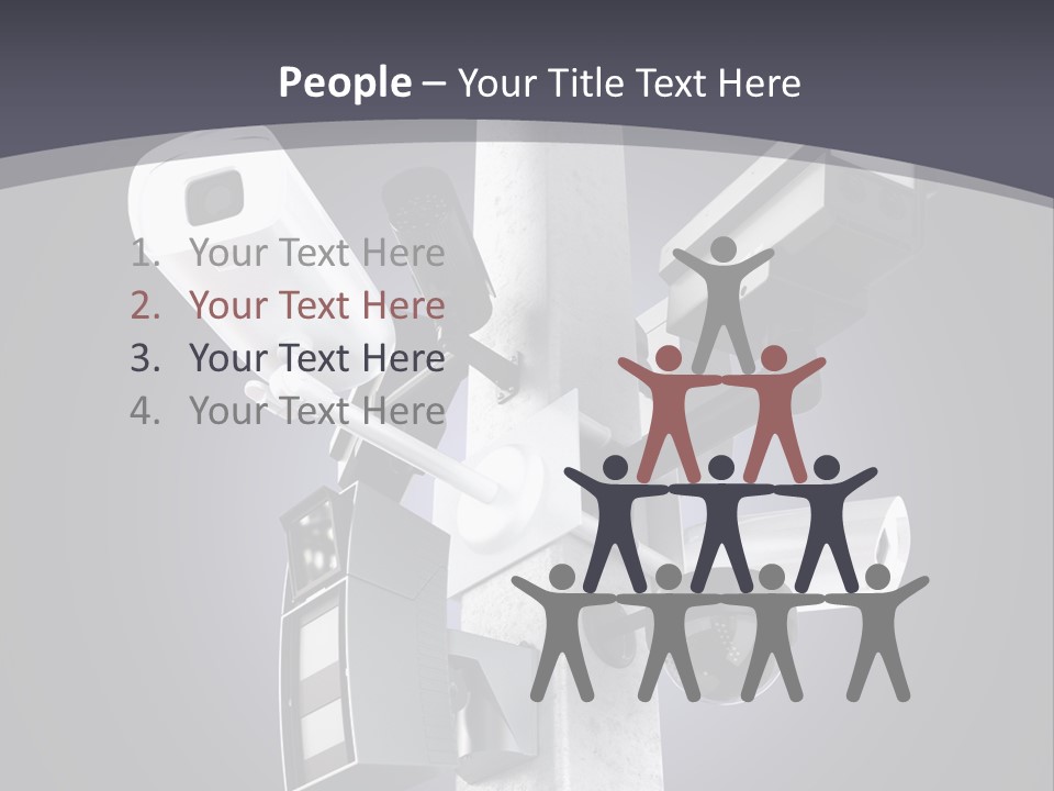 Bigbrother Wireless Supervise PowerPoint Template