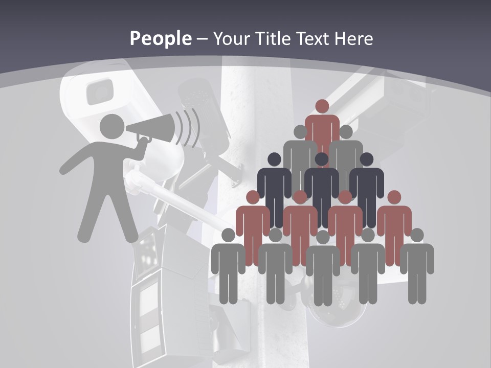 Bigbrother Wireless Supervise PowerPoint Template