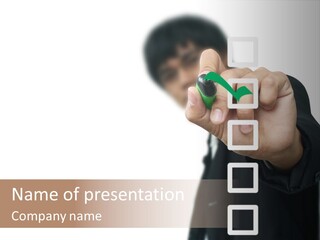 Vote Box Test PowerPoint Template