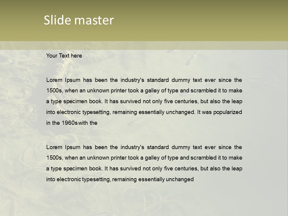 Sea Waste Decay PowerPoint Template