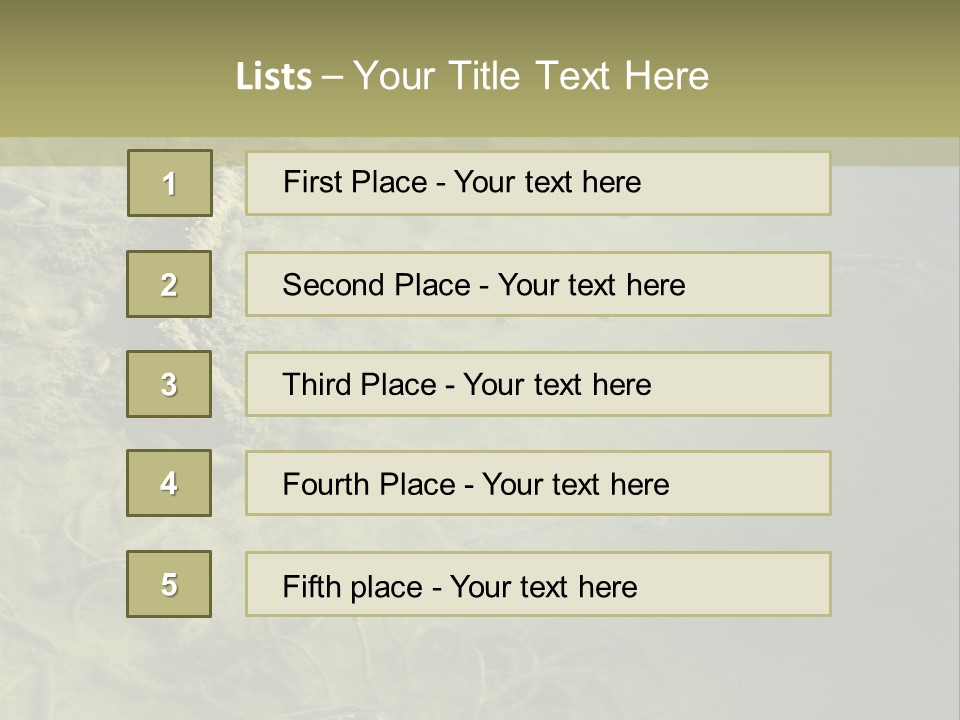 Sea Waste Decay PowerPoint Template