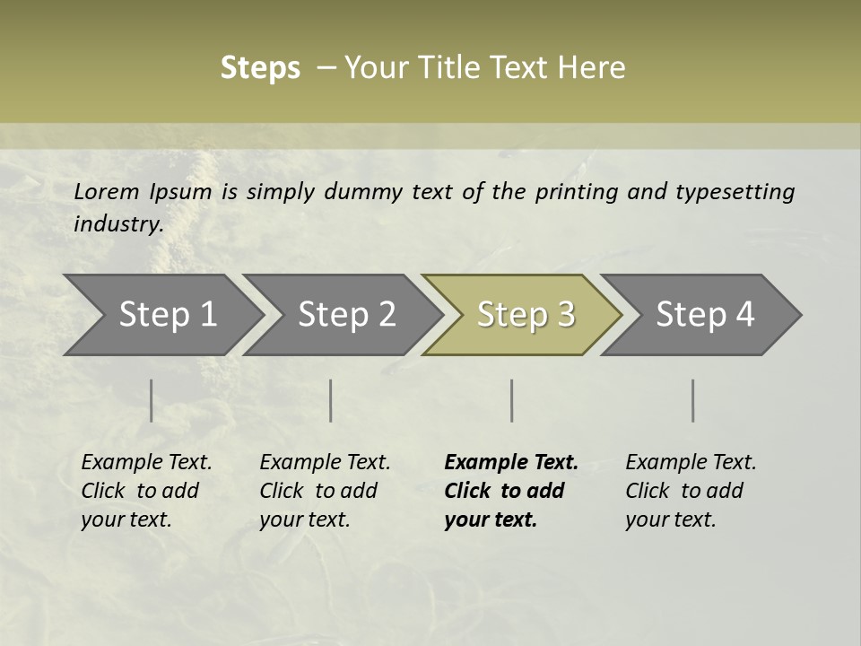 Sea Waste Decay PowerPoint Template
