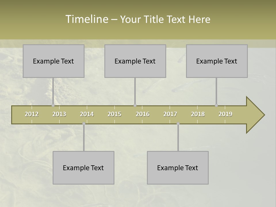 Sea Waste Decay PowerPoint Template