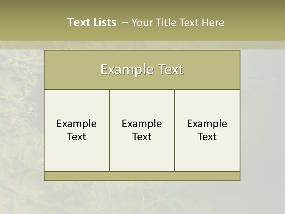 Sea Waste Decay PowerPoint Template