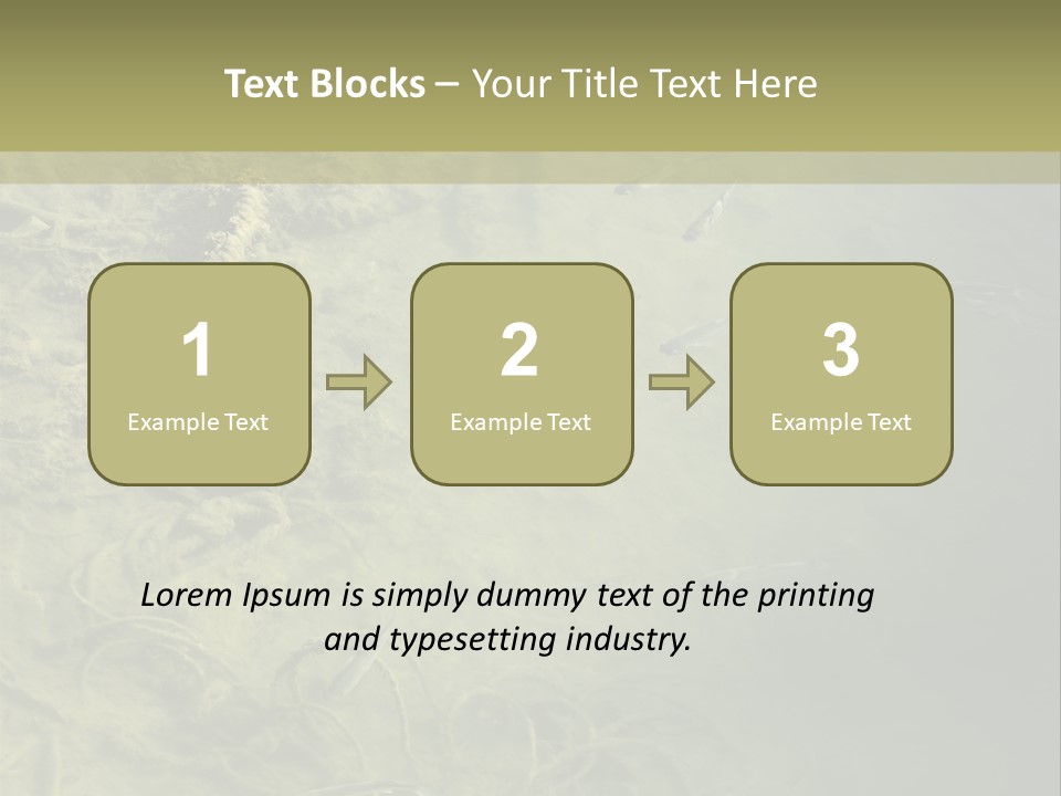 Sea Waste Decay PowerPoint Template