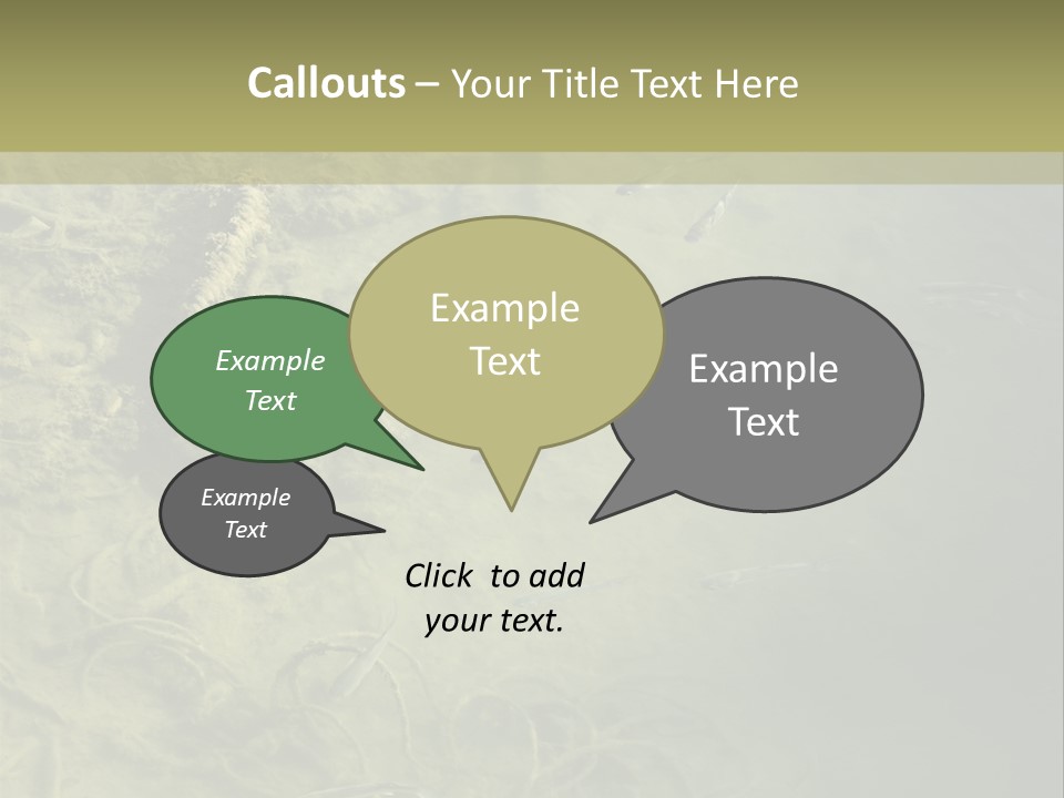Sea Waste Decay PowerPoint Template