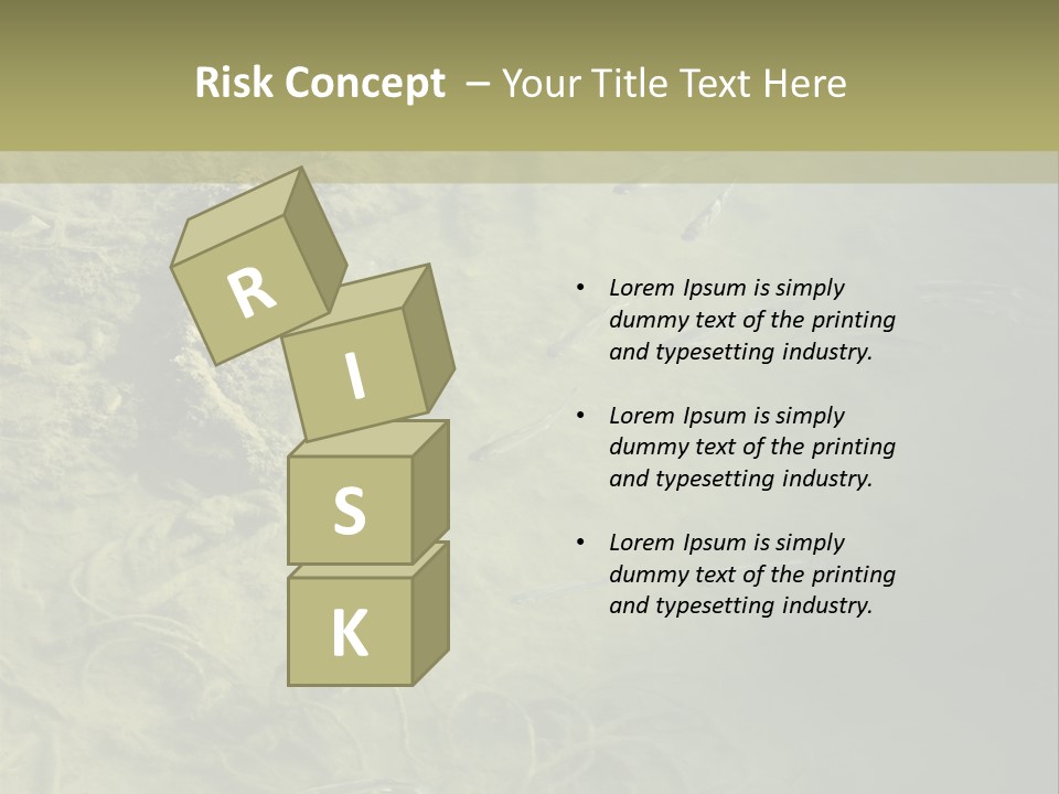 Sea Waste Decay PowerPoint Template