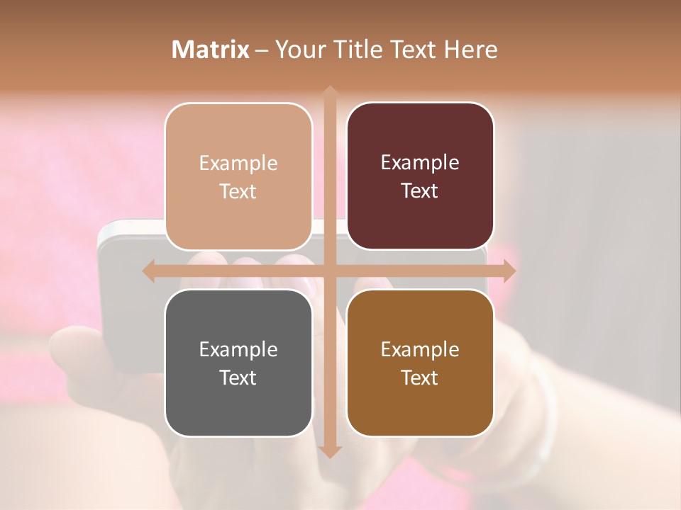 Cell Pretty Pda PowerPoint Template