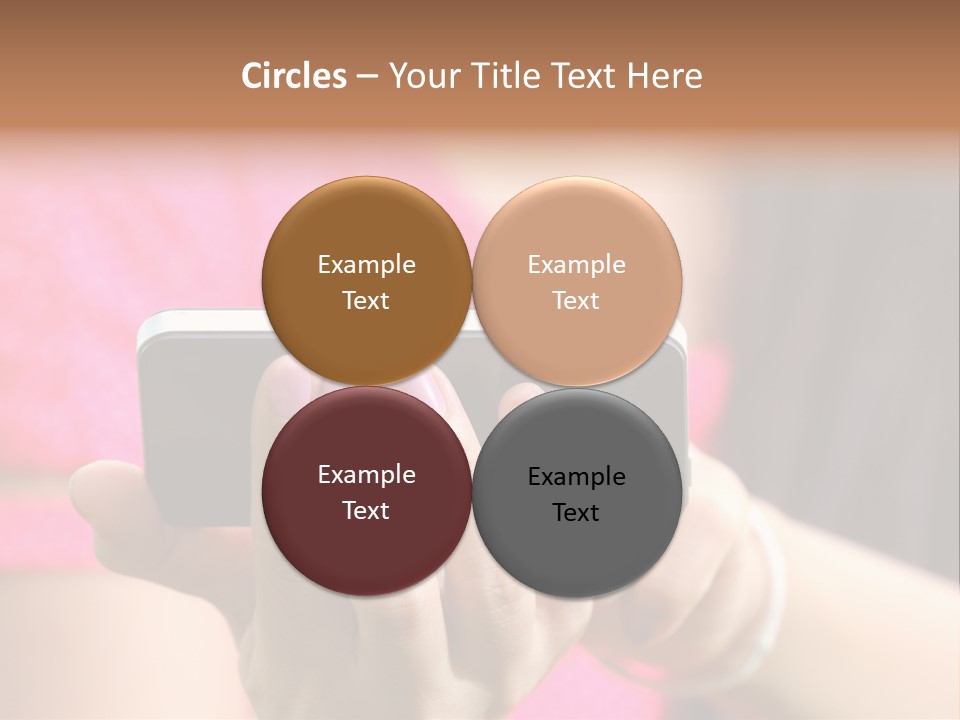 Cell Pretty Pda PowerPoint Template