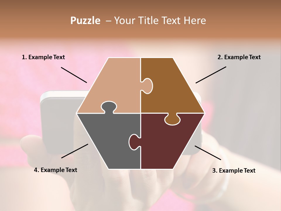 Cell Pretty Pda PowerPoint Template