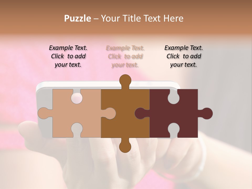 Cell Pretty Pda PowerPoint Template