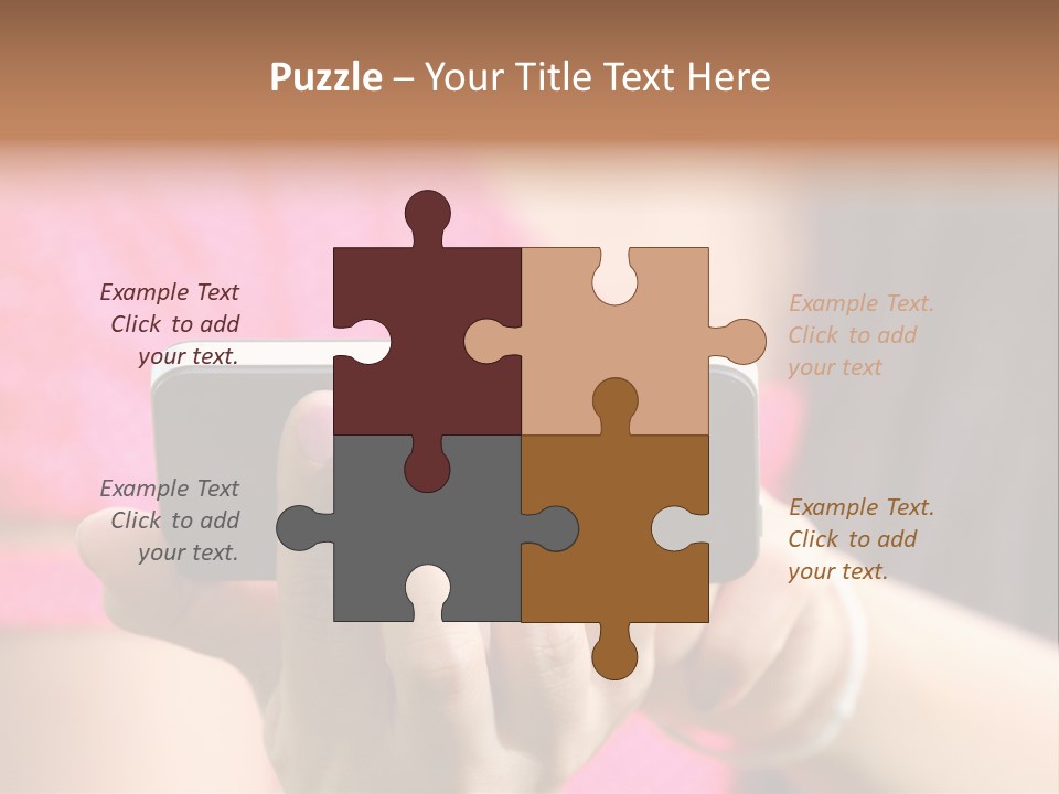 Cell Pretty Pda PowerPoint Template