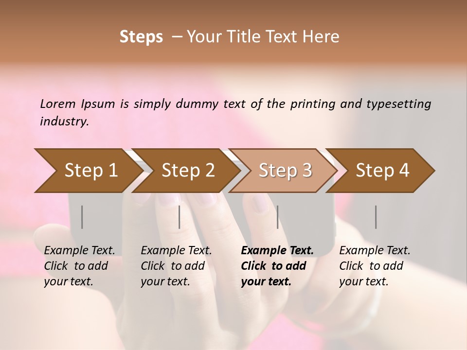 Cell Pretty Pda PowerPoint Template