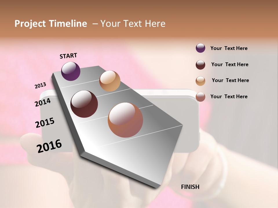 Cell Pretty Pda PowerPoint Template