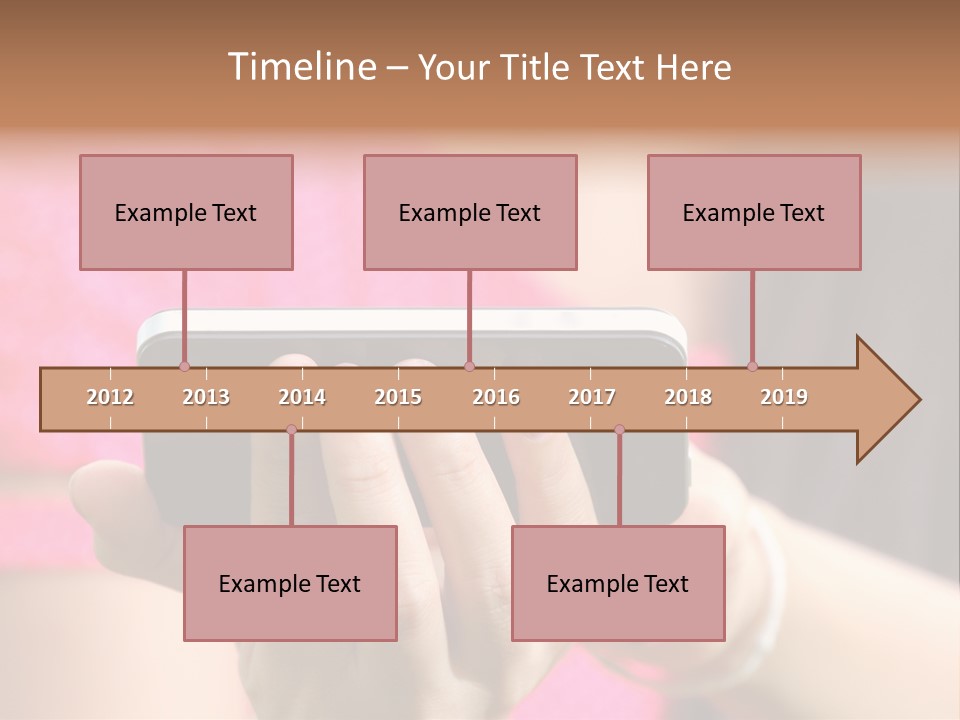 Cell Pretty Pda PowerPoint Template