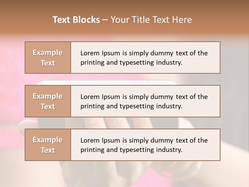 Cell Pretty Pda PowerPoint Template