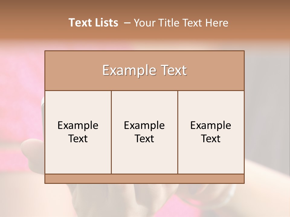 Cell Pretty Pda PowerPoint Template