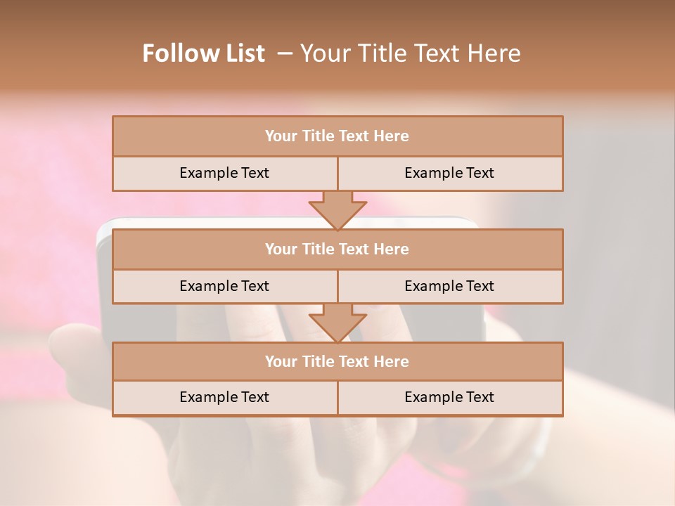 Cell Pretty Pda PowerPoint Template