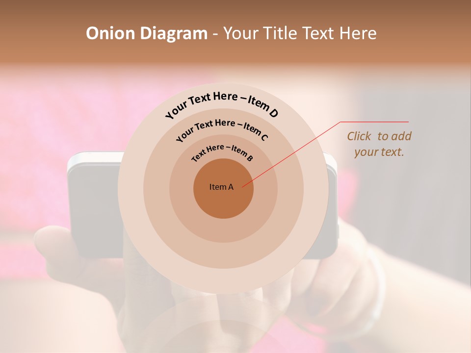 Cell Pretty Pda PowerPoint Template