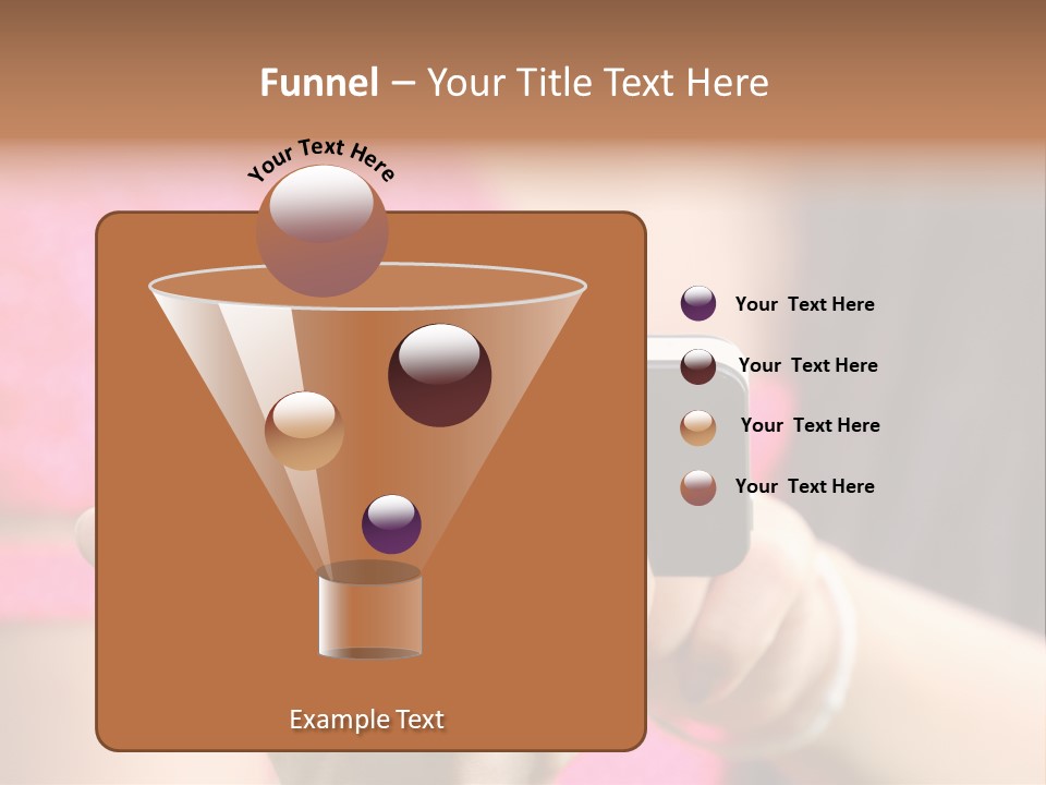 Cell Pretty Pda PowerPoint Template