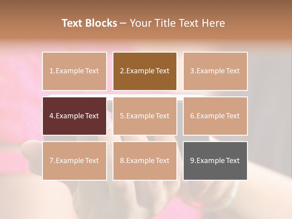Cell Pretty Pda PowerPoint Template