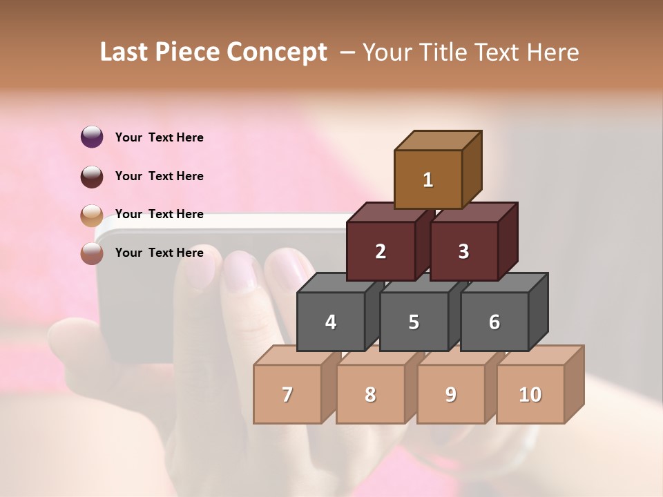 Cell Pretty Pda PowerPoint Template