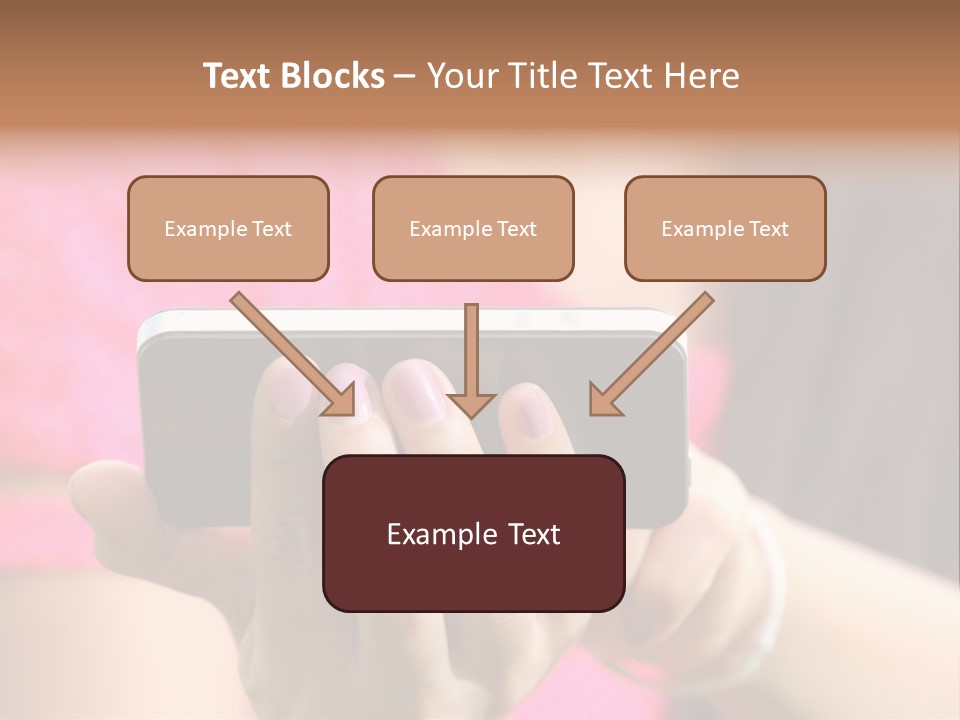 Cell Pretty Pda PowerPoint Template