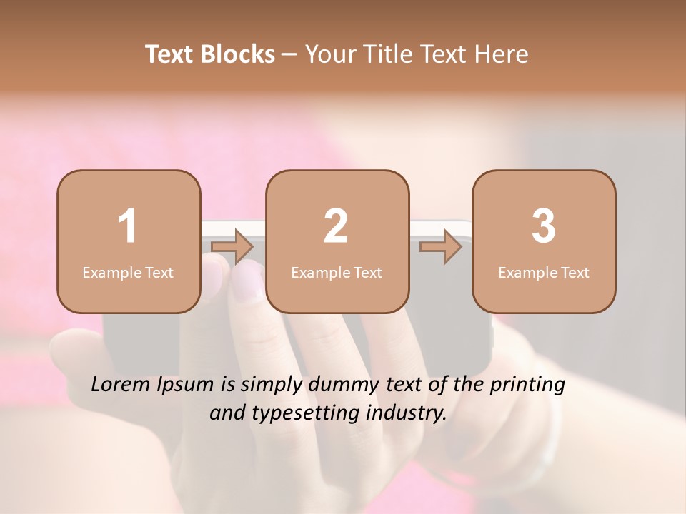 Cell Pretty Pda PowerPoint Template