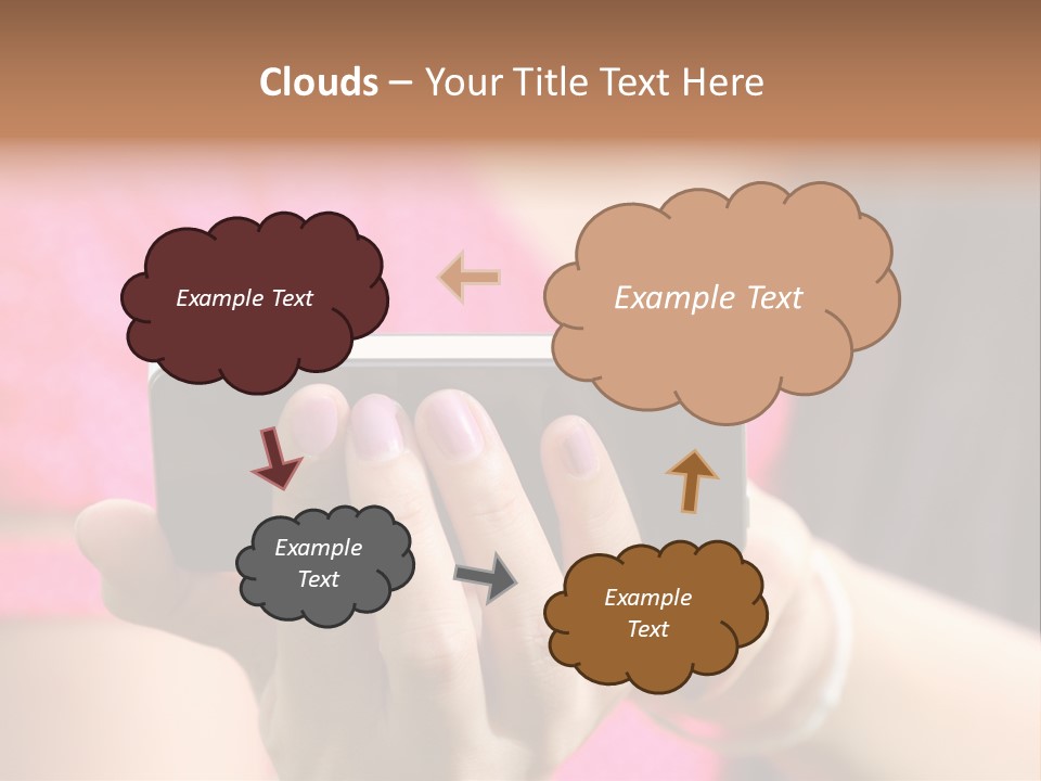 Cell Pretty Pda PowerPoint Template