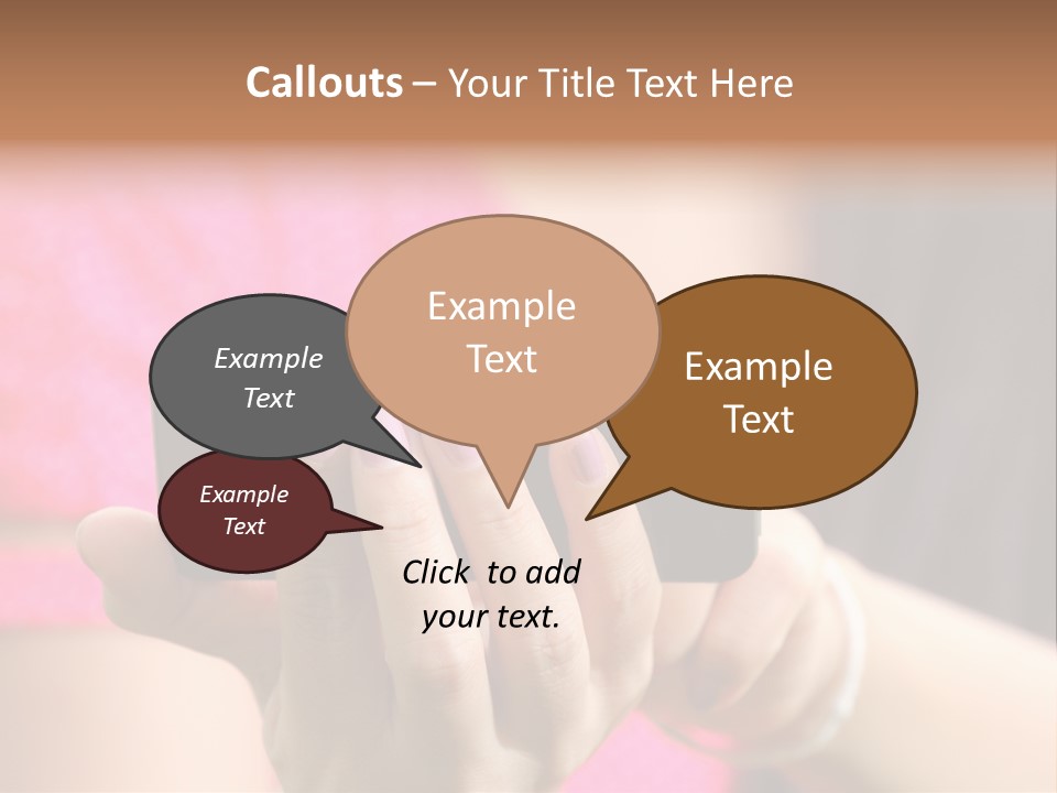 Cell Pretty Pda PowerPoint Template