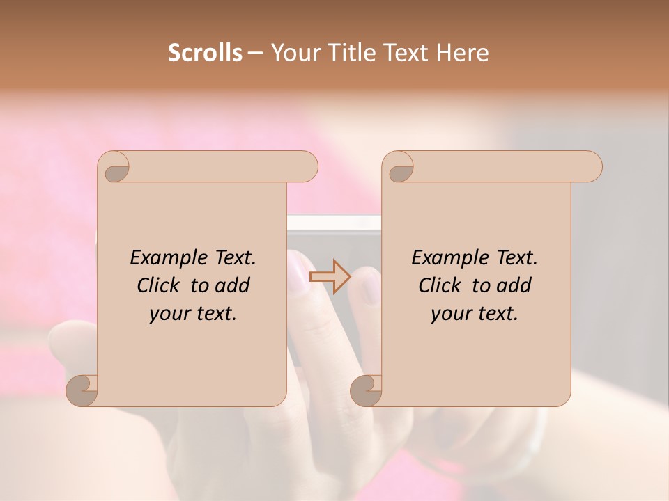 Cell Pretty Pda PowerPoint Template