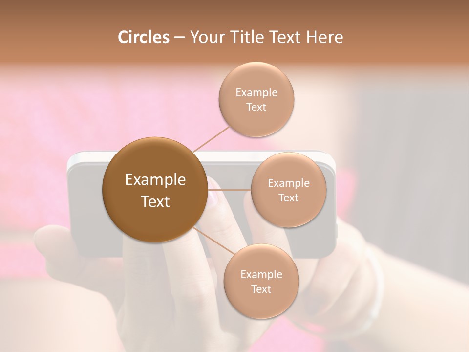 Cell Pretty Pda PowerPoint Template