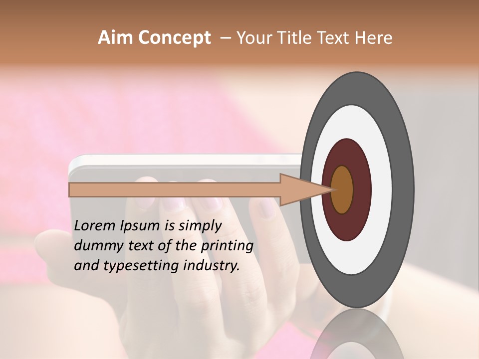 Cell Pretty Pda PowerPoint Template